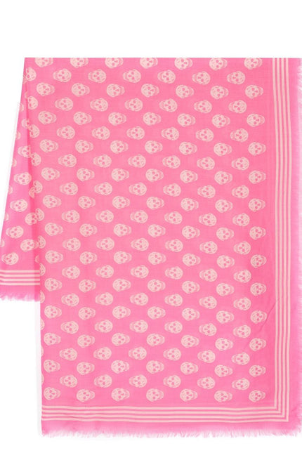 Alexander McQueen Scarfs Pink