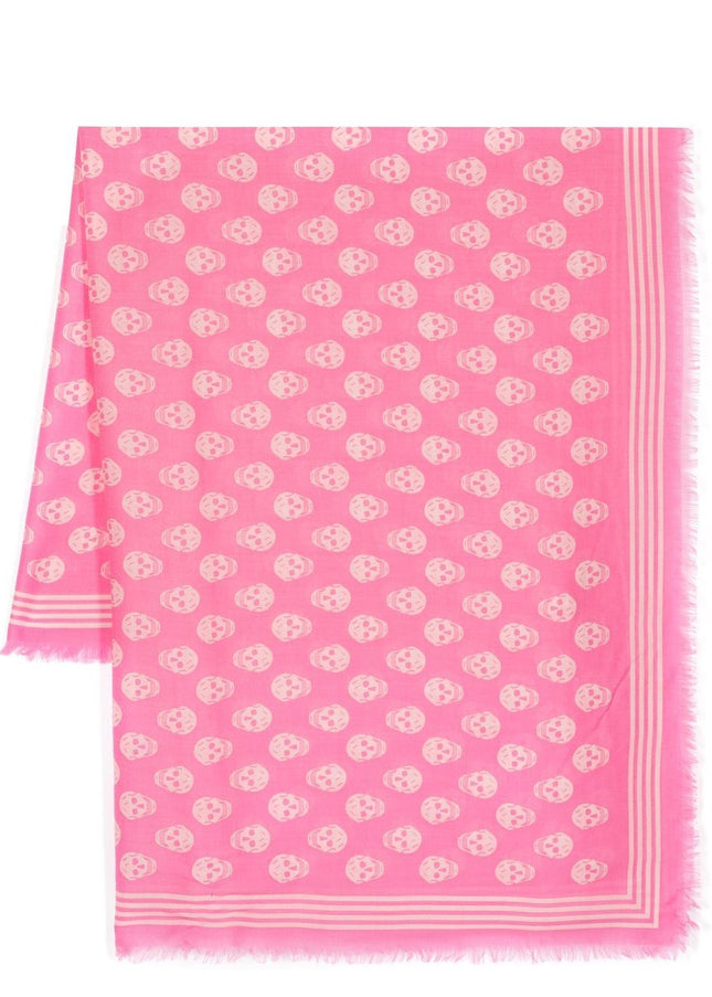 Alexander McQueen Scarfs Pink