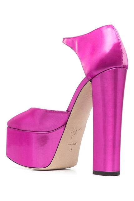 Giuseppe Zanotti With Heel Fuchsia