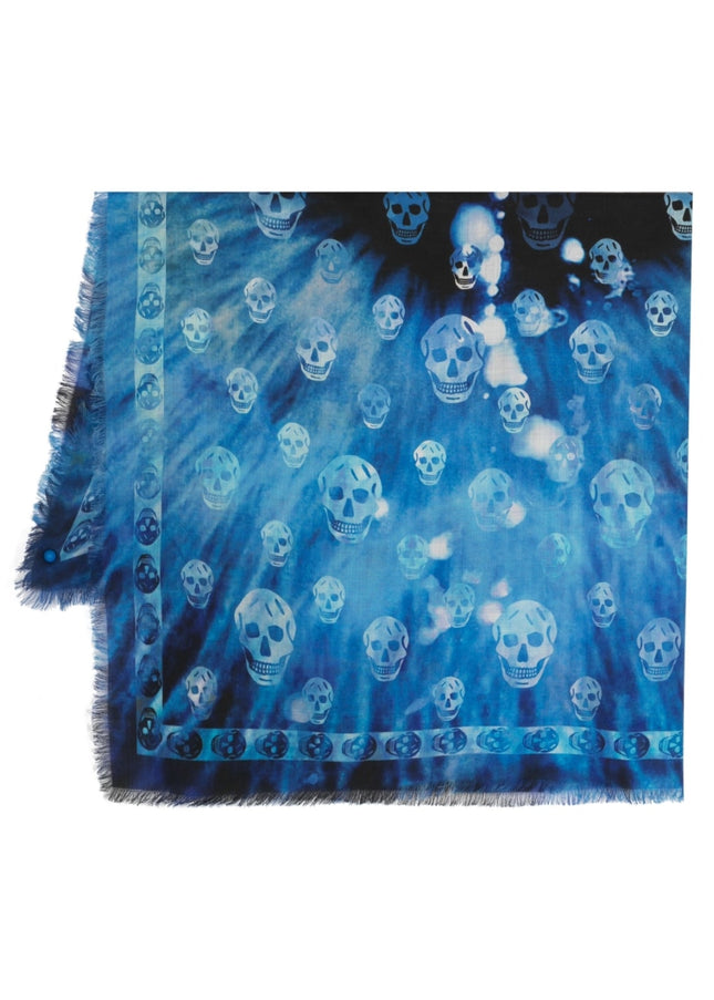 Alexander McQueen Scarfs Blue