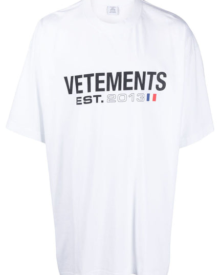 Vetements T-shirts and Polos White