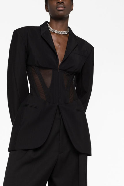 MUGLER Jackets Black