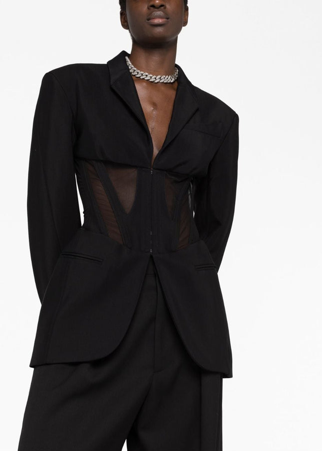 MUGLER Jackets Black