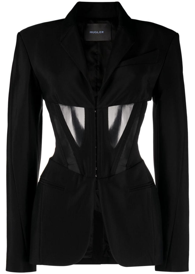 MUGLER Jackets Black