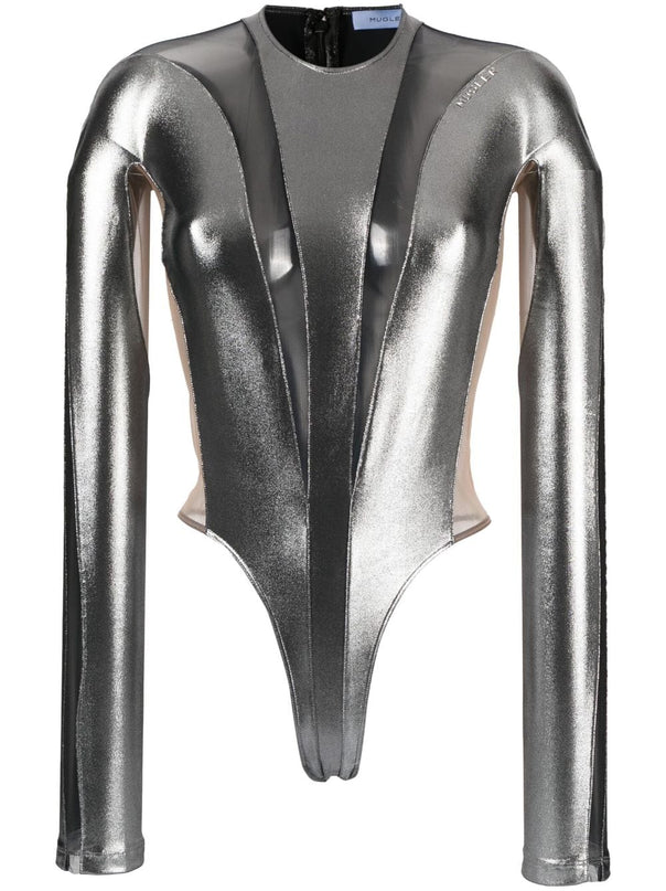 MUGLER Top Silver