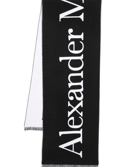 Alexander McQueen Scarfs Black