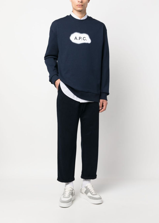 A.P.C. Sweaters Blue