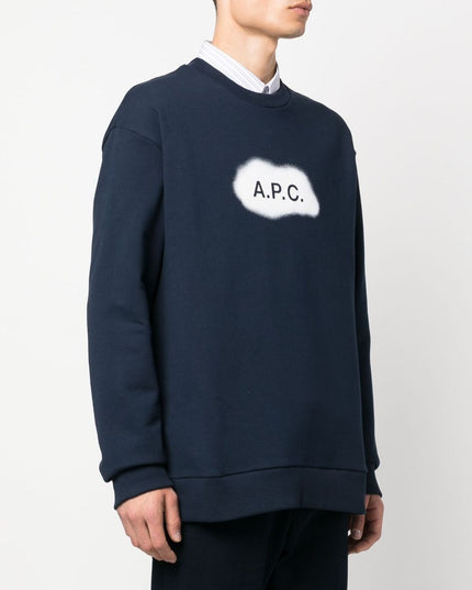 A.P.C. Sweaters Blue