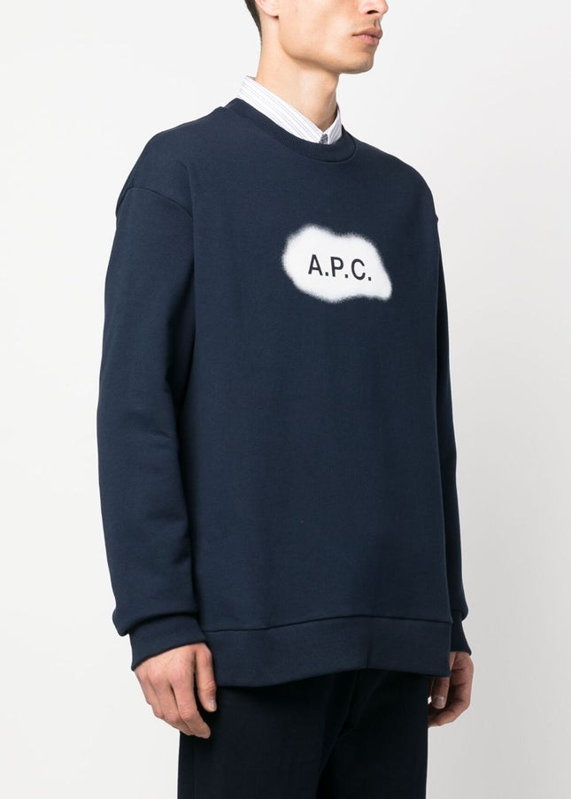 A.P.C. Sweaters Blue