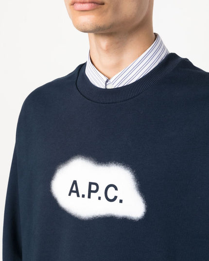 A.P.C. Sweaters Blue