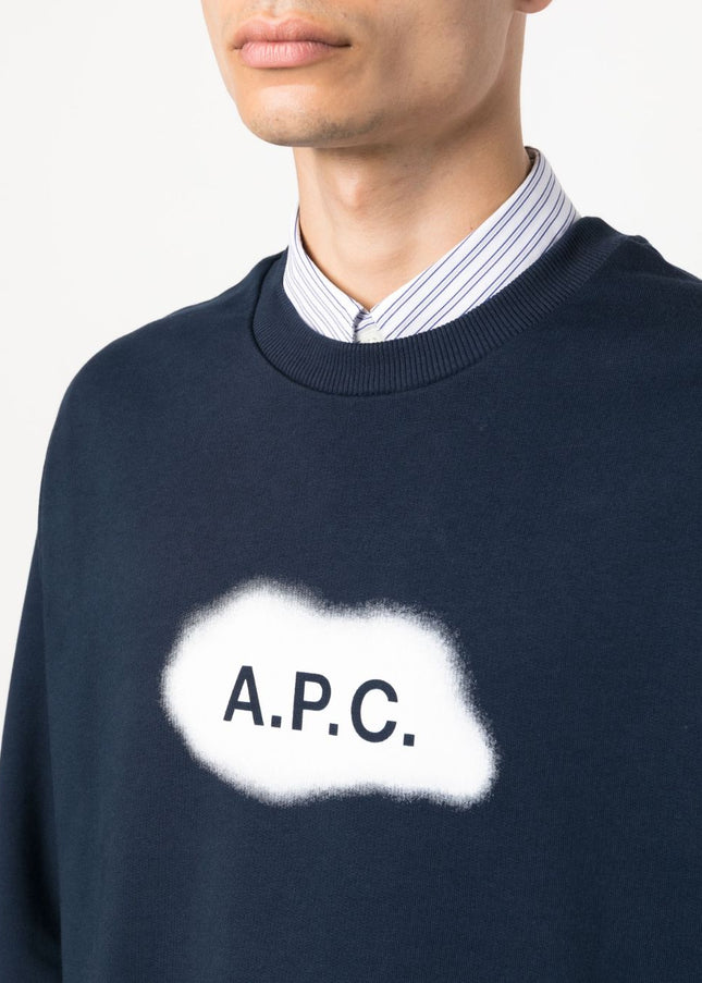 A.P.C. Sweaters Blue