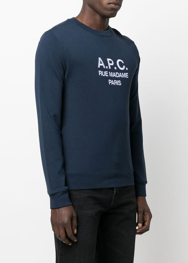 A.P.C. Sweaters Blue