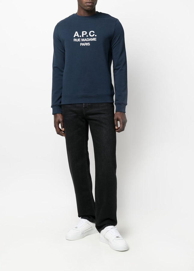 A.P.C. Sweaters Blue