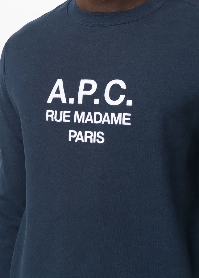 A.P.C. Sweaters Blue