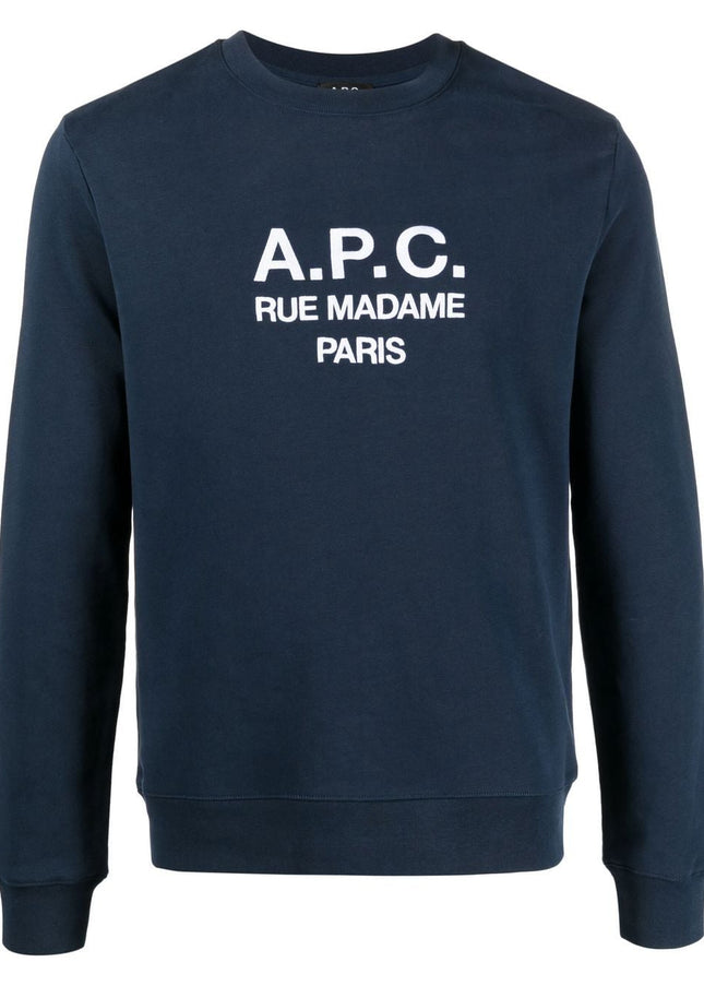 A.P.C. Sweaters Blue