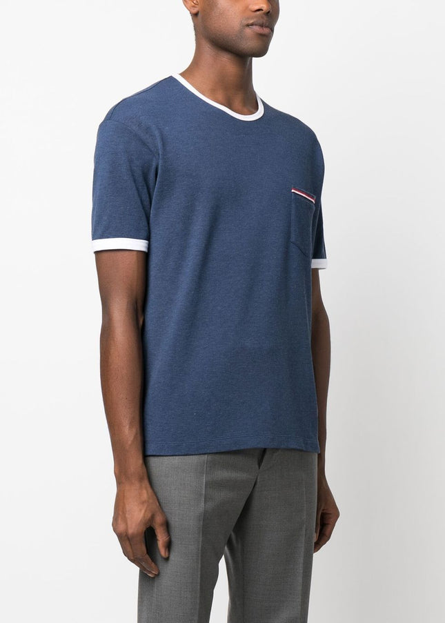 Thom Browne T-shirts and Polos Blue