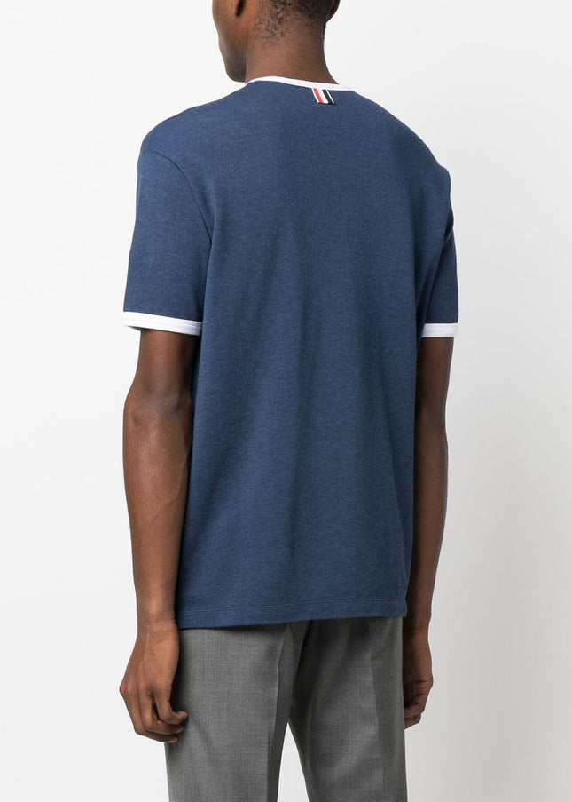 Thom Browne T-shirts and Polos Blue