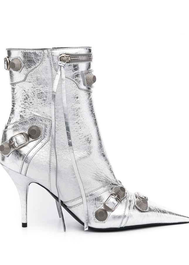 Balenciaga Boots Silver