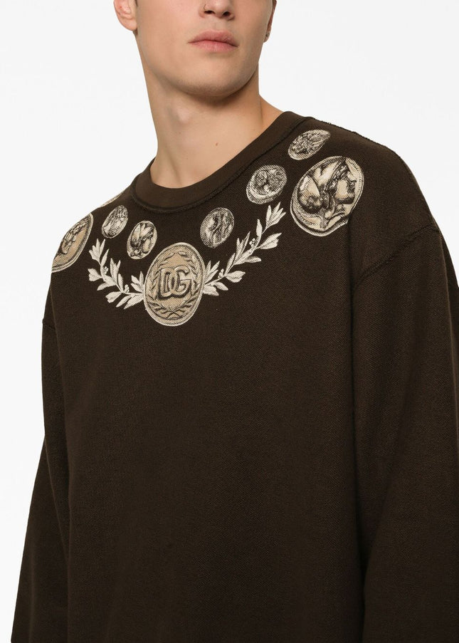 Dolce & Gabbana Sweaters Brown