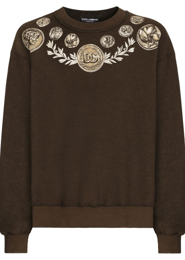 Dolce & Gabbana Sweaters Brown