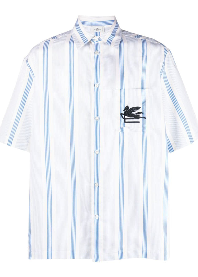 Etro Shirts Clear Blue