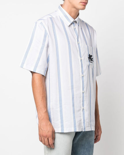 Etro Shirts Clear Blue