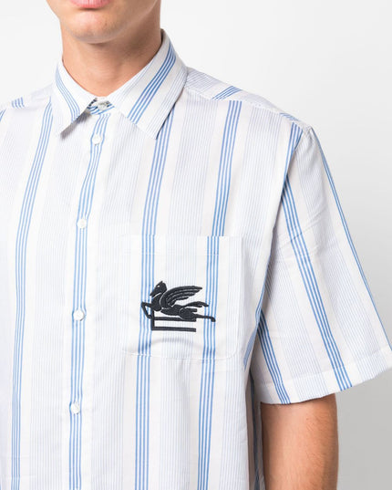 Etro Shirts Clear Blue