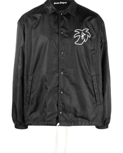 Palm Angels Jackets Black