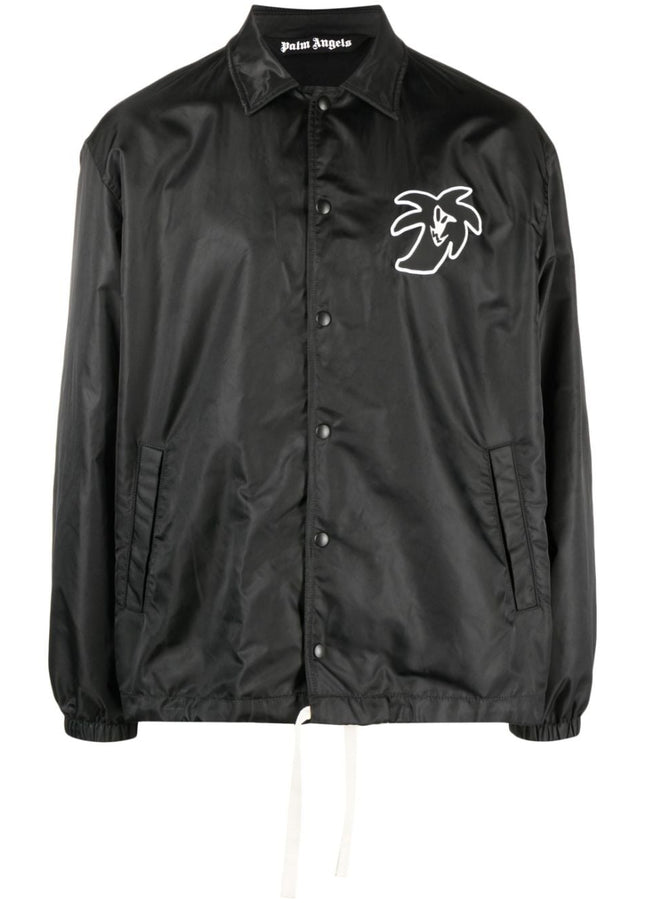 Palm Angels Jackets Black