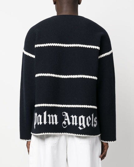 Palm Angels Sweaters Blue