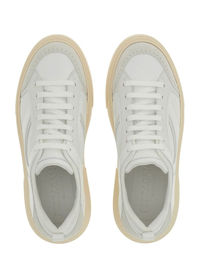 Ferragamo Sneakers White