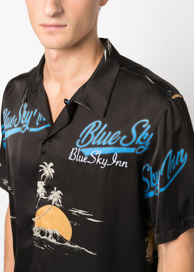 BLUE SKY INN Top Black