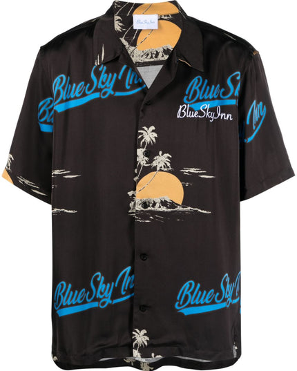 BLUE SKY INN Top Black