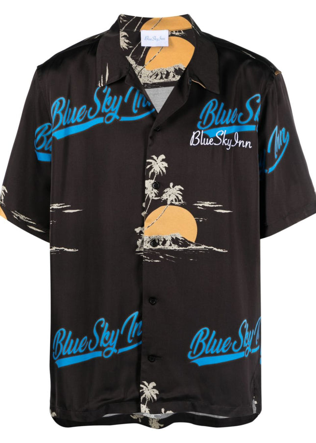 BLUE SKY INN Top Black