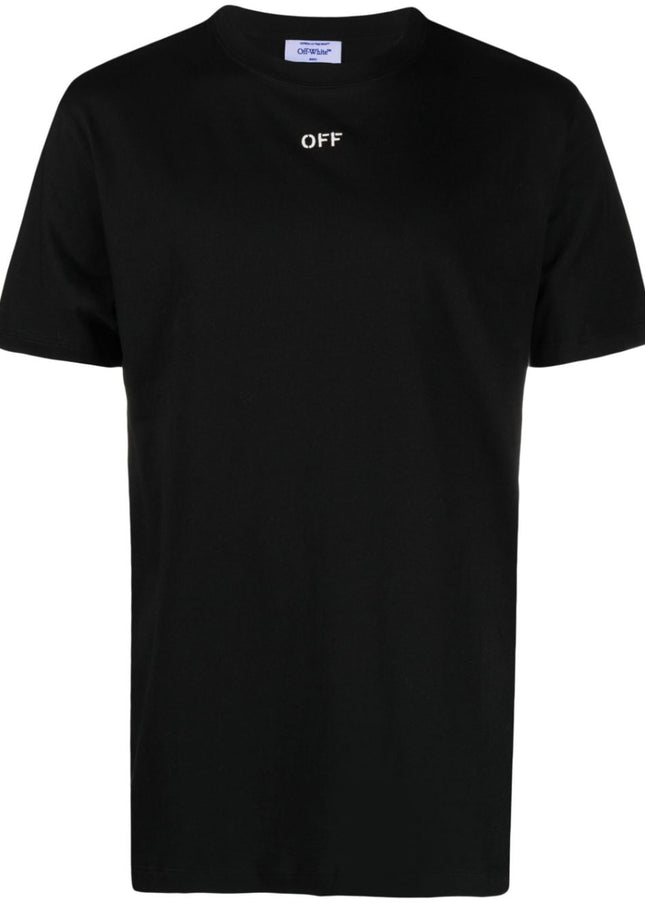 Off White T-shirts and Polos Black