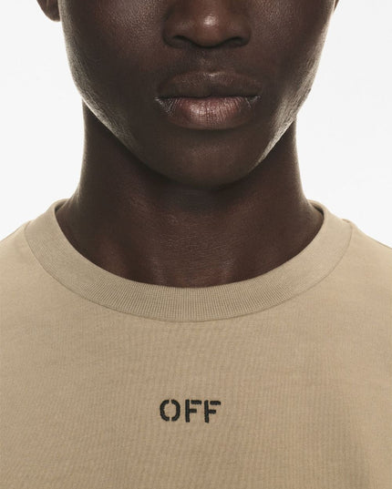 Off White T-shirts and Polos Beige