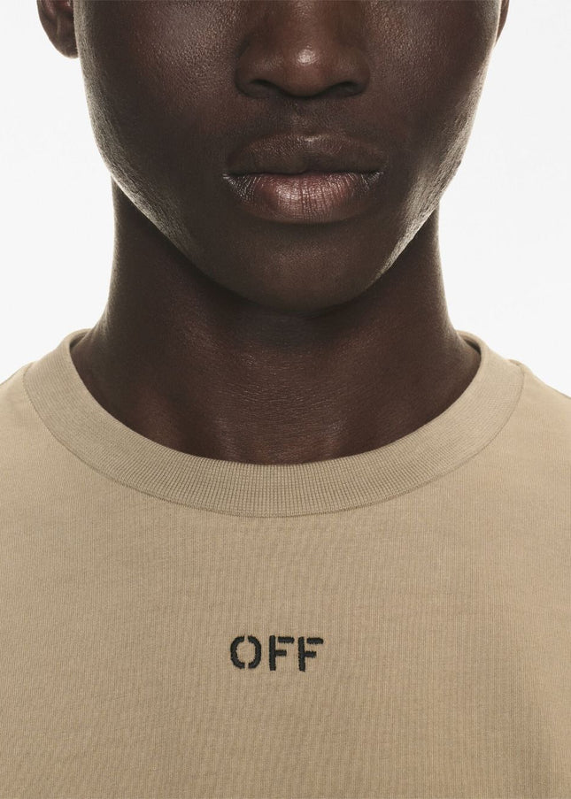 Off White T-shirts and Polos Beige