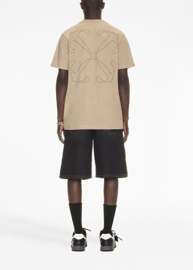 Off White T-shirts and Polos Beige