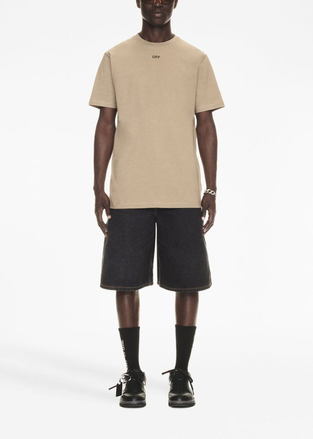 Off White T-shirts and Polos Beige