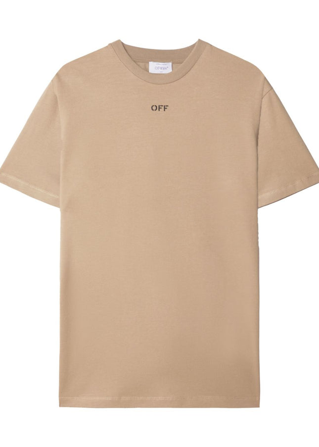 Off White T-shirts and Polos Beige