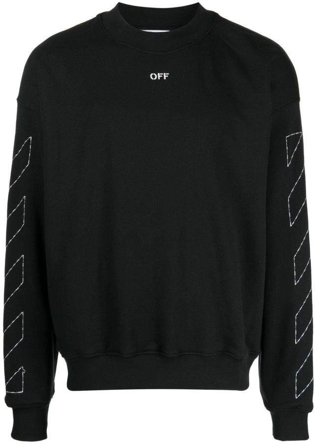 Off White Sweaters Black