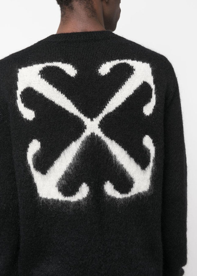 Off White Sweaters Black