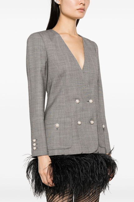 Alessandra Rich Jackets Grey