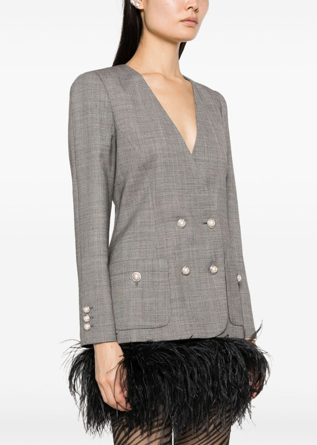 Alessandra Rich Jackets Grey