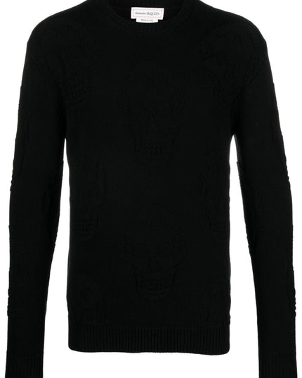 Alexander McQueen Sweaters Black