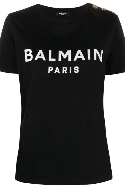 Balmain T-shirts and Polos Black