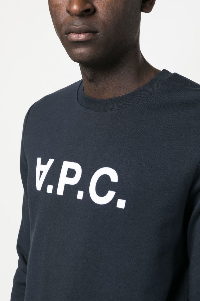 A.P.C. Sweaters Blue