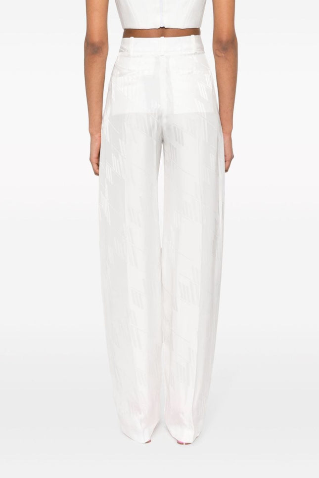 The Attico Trousers White