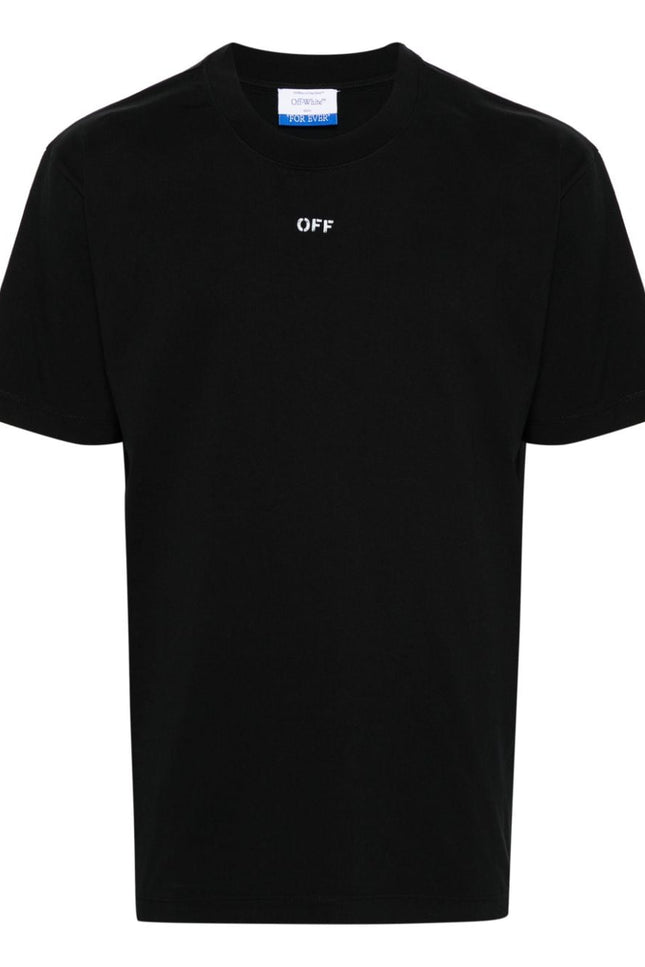 Off White T-shirts and Polos Black