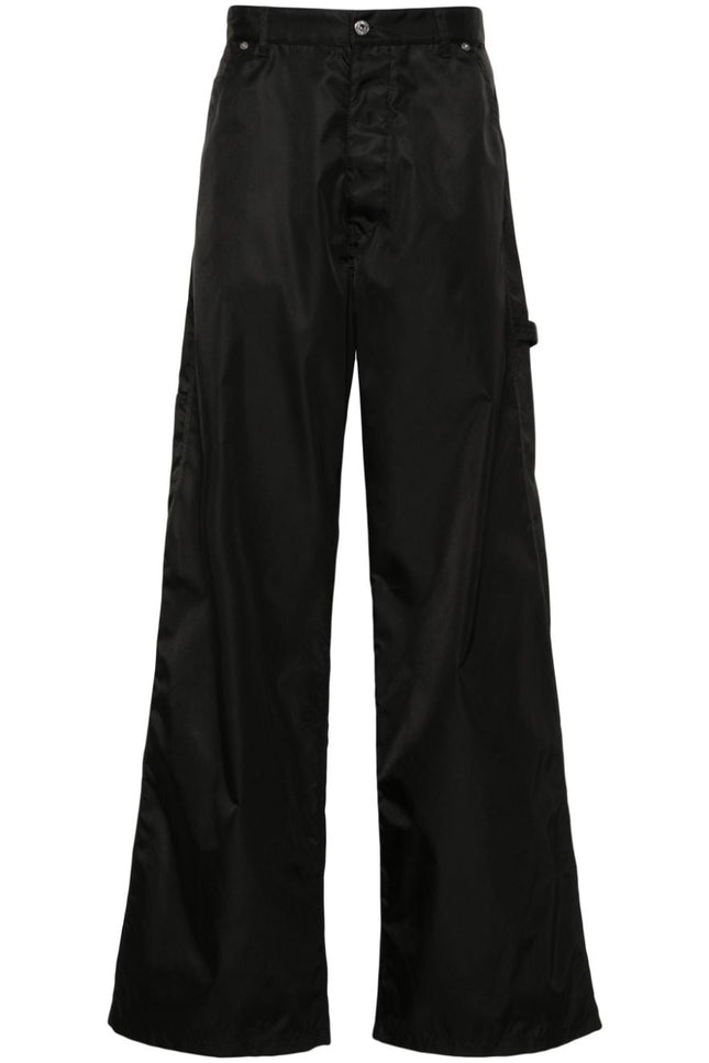 Off White Trousers Black